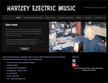 Tablet Screenshot of hartleyelectricmusic.co.uk